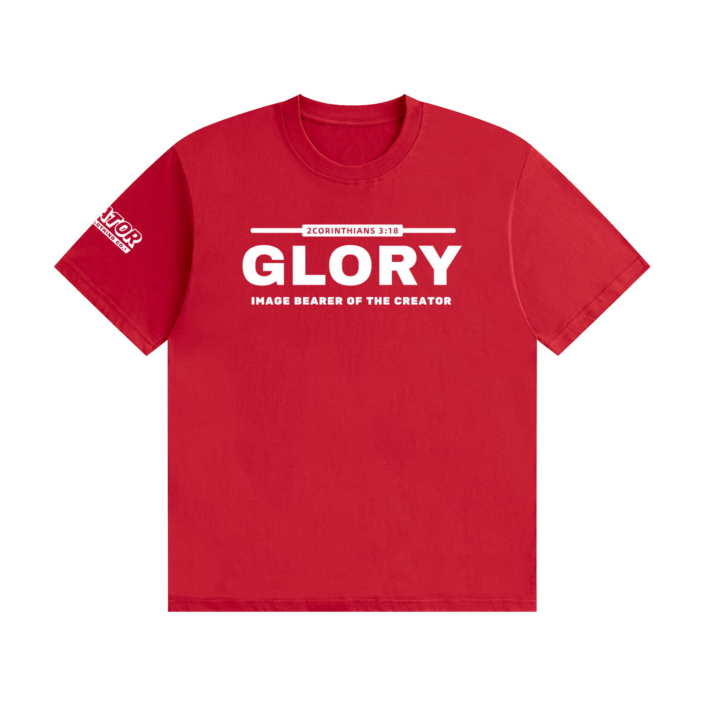 GLORY: Image Bearer of the Creator - 200gsm Unisex Cotton T-Shirt (Christian Faith Streetwear)