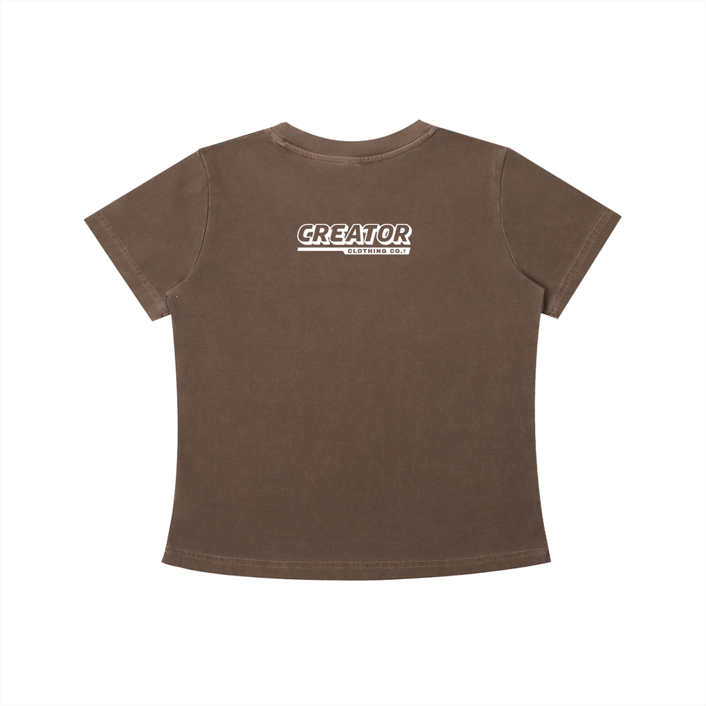 Child of God - 240GSM Women's Vintage Wash Slim Fit T-shirt