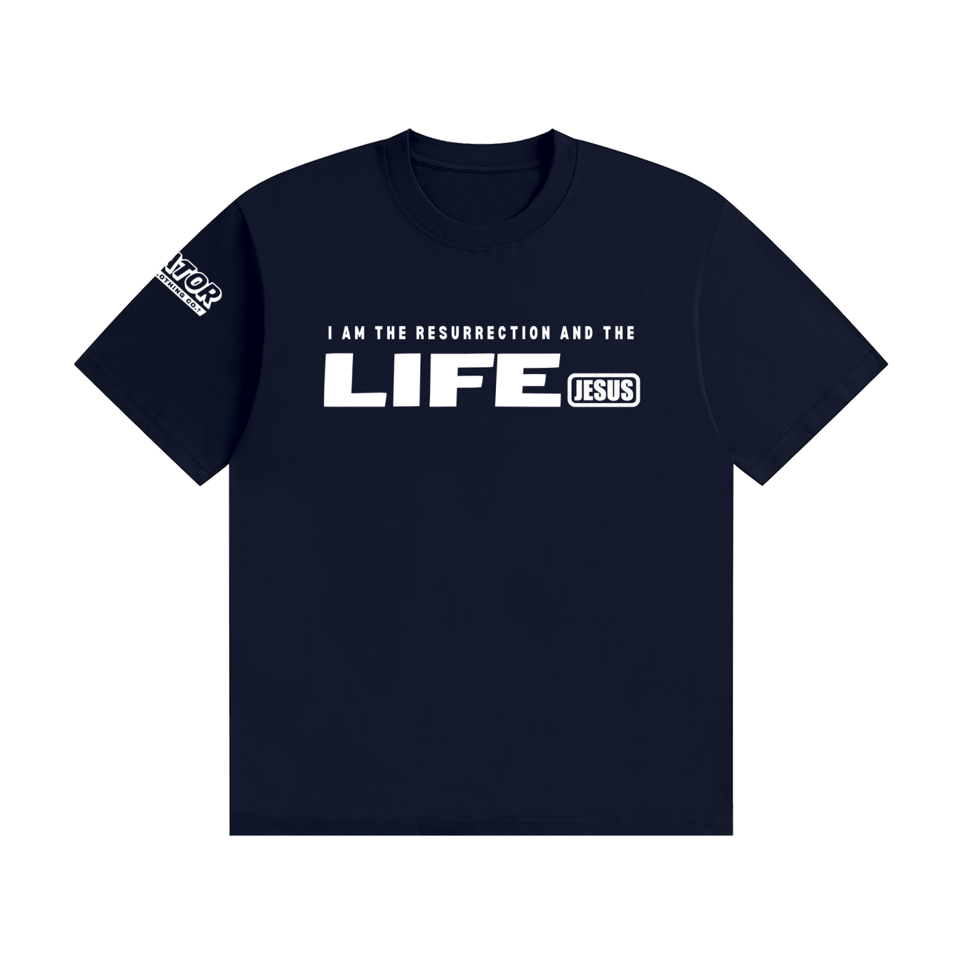 Jesus: Resurrection and the Life - Unisex Cotton T-Shirt