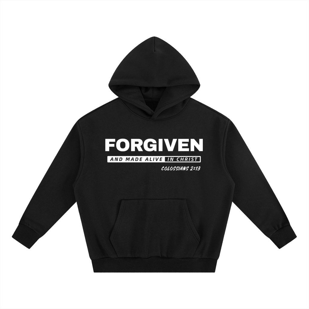 FORGIVEN - 500GSM  Super Heavyweight Boxy Fleece Hoodie