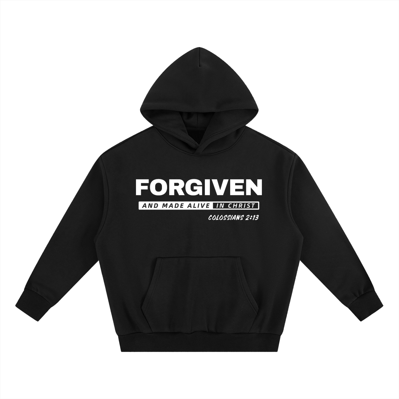 FORGIVEN - 500GSM  Super Heavyweight Boxy Fleece Hoodie