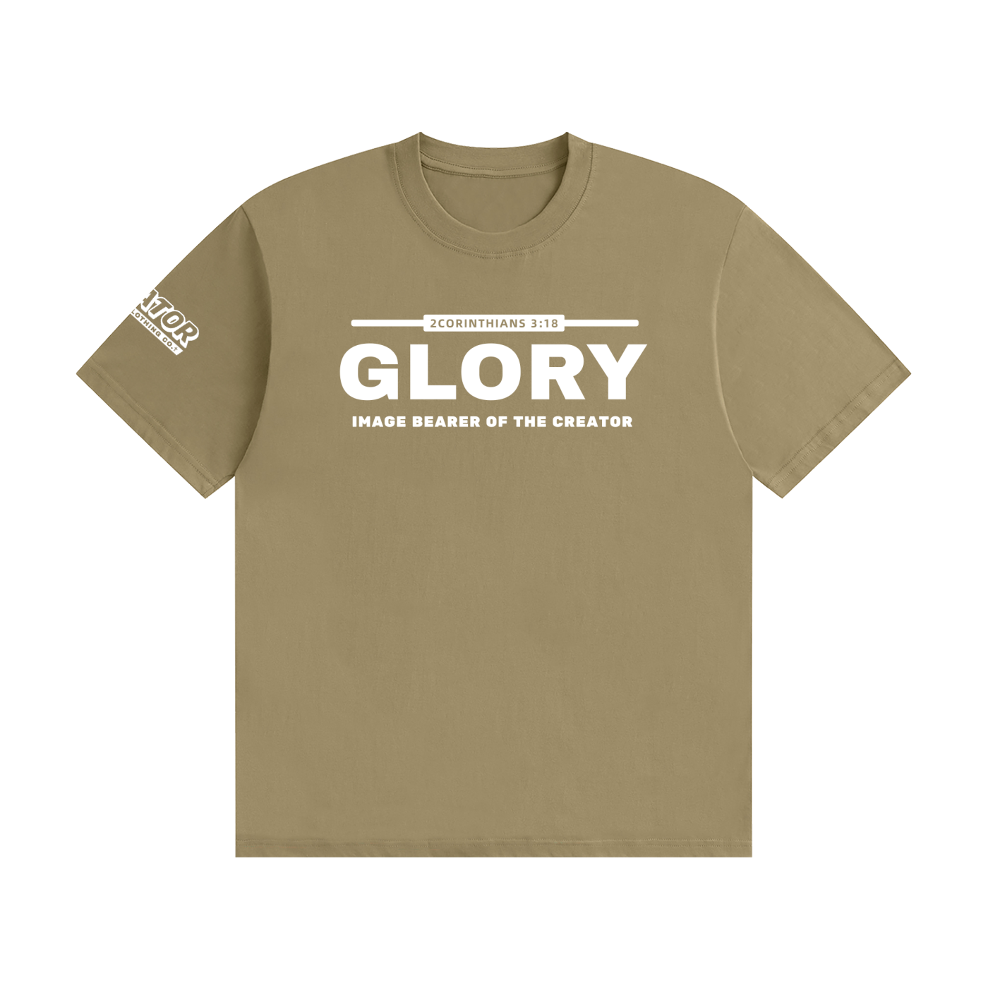 GLORY: Image Bearer of the Creator - 200gsm Unisex Cotton T-Shirt (Christian Faith Streetwear)