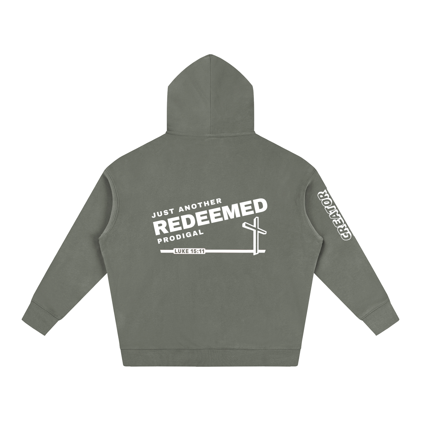 REDEEMED - 350GSM Oversized Fleece Hoodie
