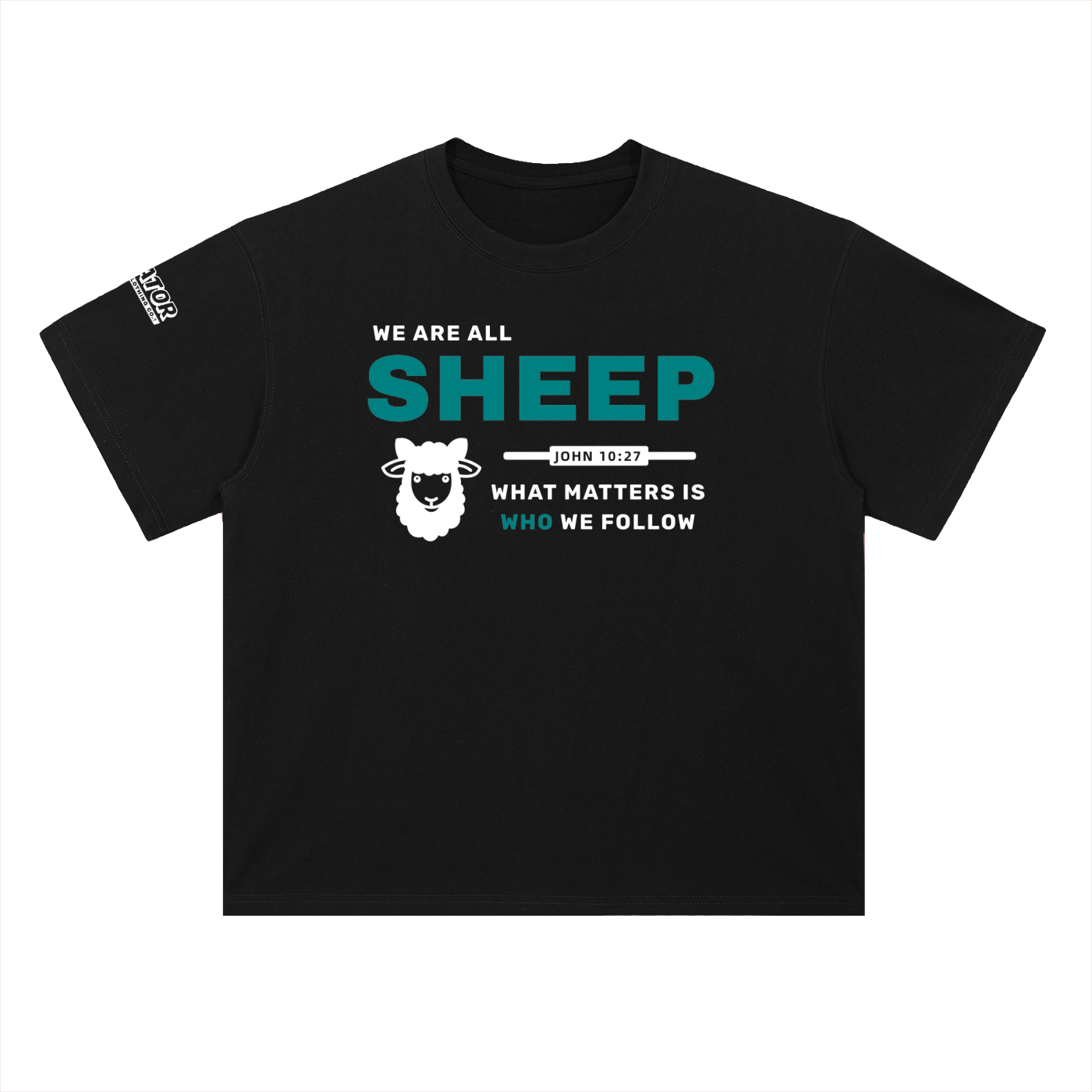 SHEEP - 300GSM Heavyweight Drop Shoulder Pure Cotton T-Shirt