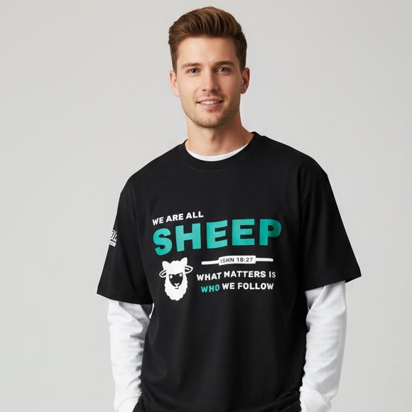 SHEEP - 200GSM Unisex Cotton T-Shirt