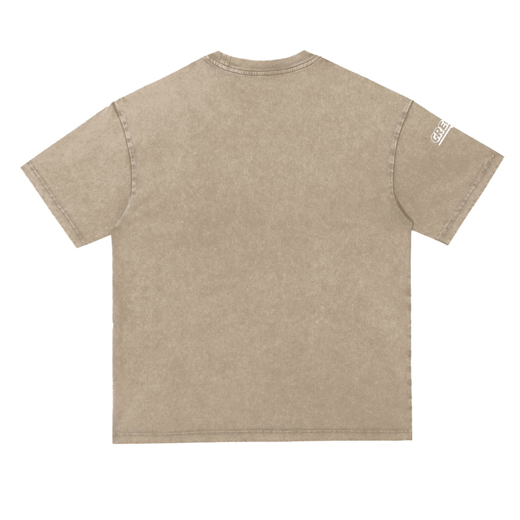 FORGIVEN: And Brought Back to Life - 300GSM Snow-Washed Heavyweight Oversized T-Shirt