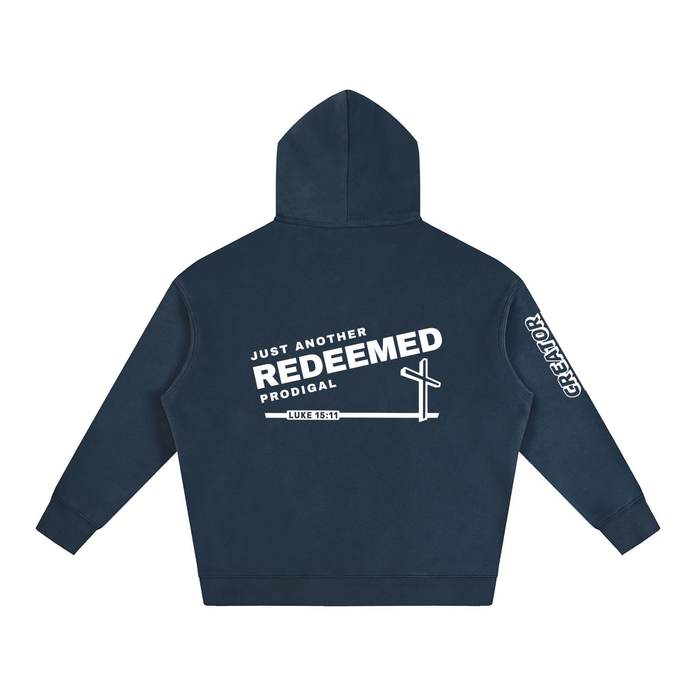 REDEEMED - 350GSM Oversized Fleece Hoodie