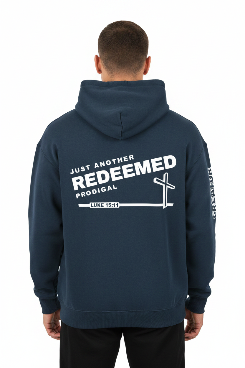 REDEEMED - 350GSM Oversized Fleece Hoodie