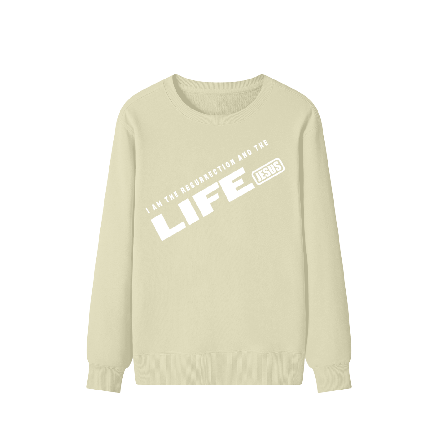 JESUS: Resurrection and the LIFE - 300GSM Unisex Cotton Sweatshirt