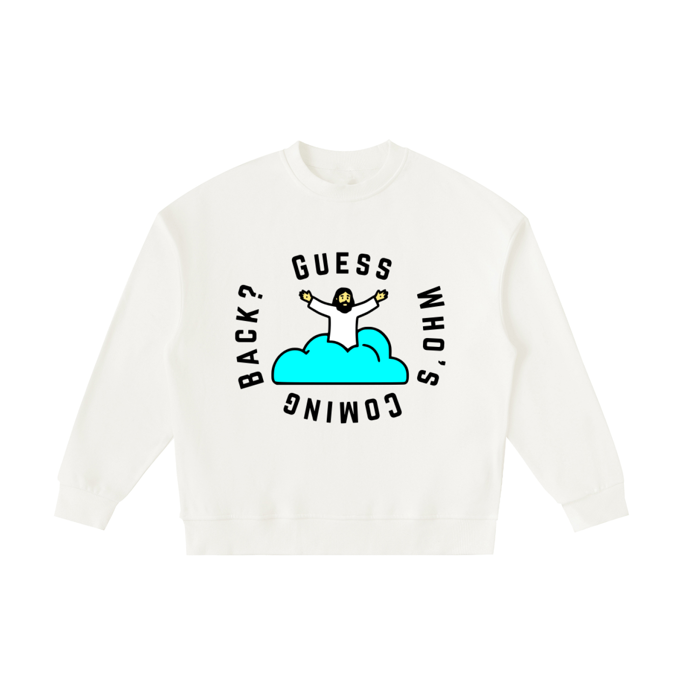 Guess Who's Coming Back - Fleece Kids' Crewneck Sweatshirt
