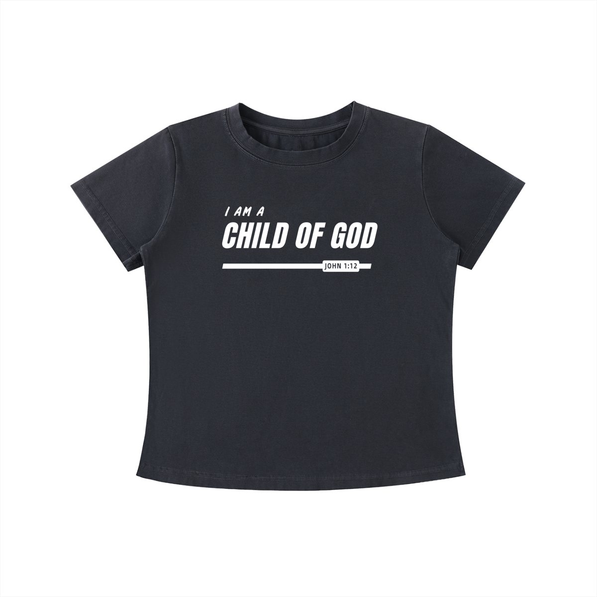 Child of God - 240GSM Women's Vintage Wash Slim Fit T-shirt
