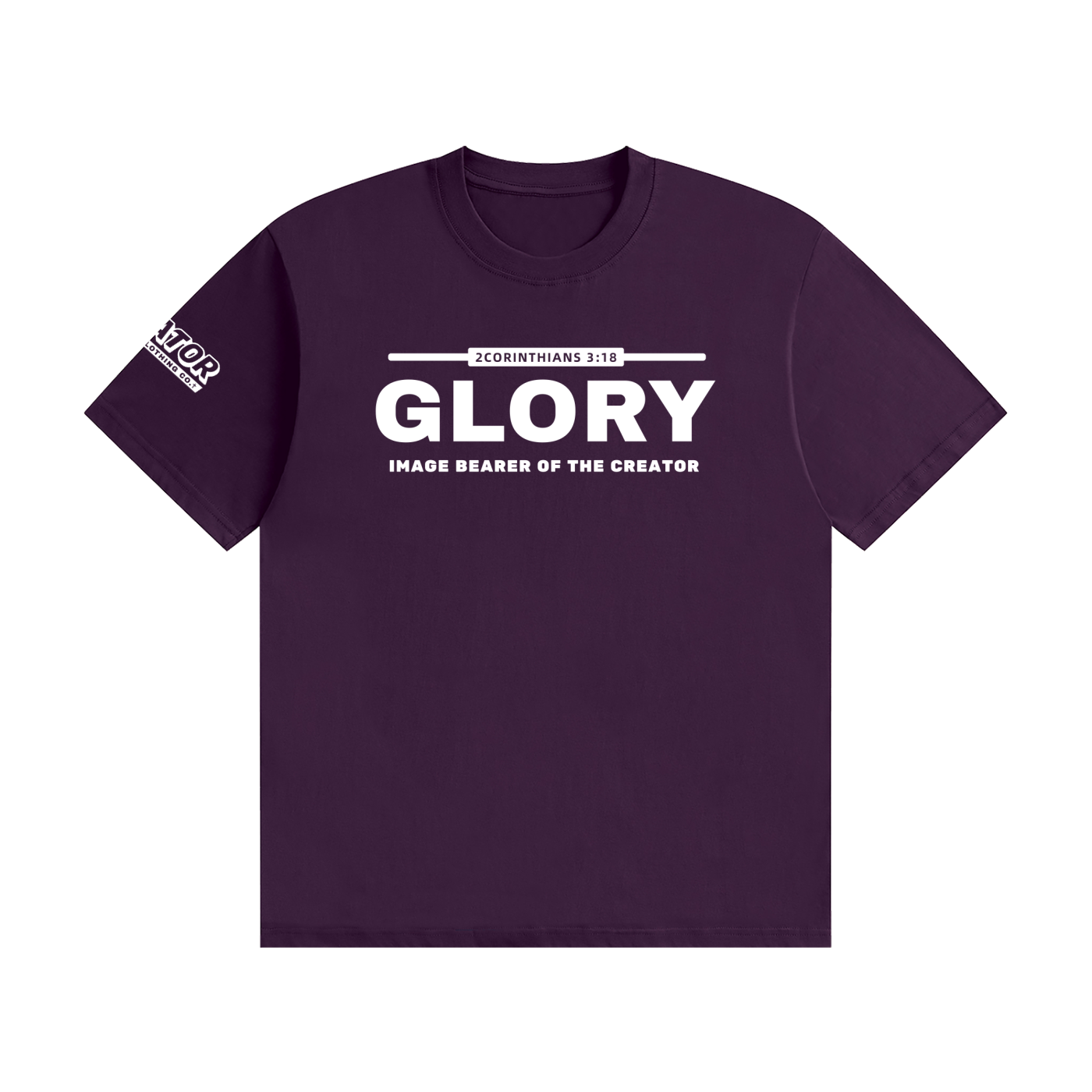 GLORY: Image Bearer of the Creator - 200gsm Unisex Cotton T-Shirt (Christian Faith Streetwear)