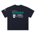 SHEEP - 300GSM Heavyweight Drop Shoulder Pure Cotton T-Shirt