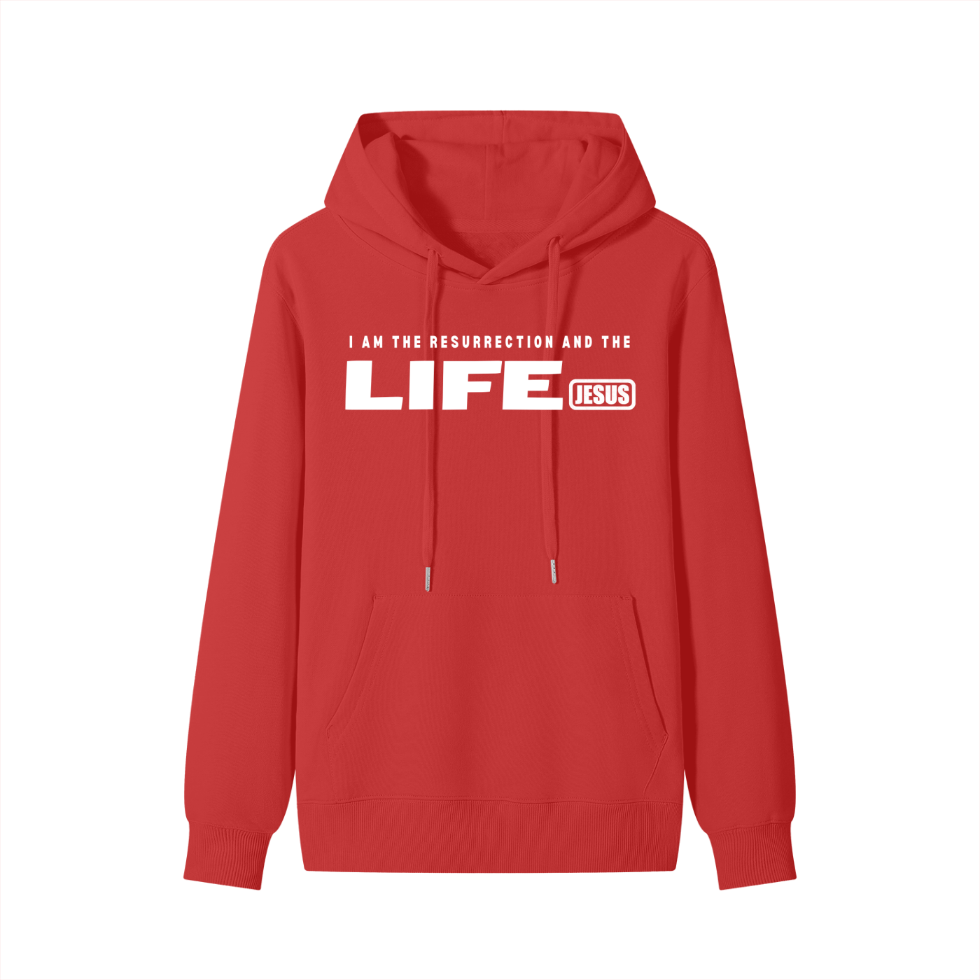 JESUS: Resurrection and the Life - 300GSM Pure Cotton Hoodie