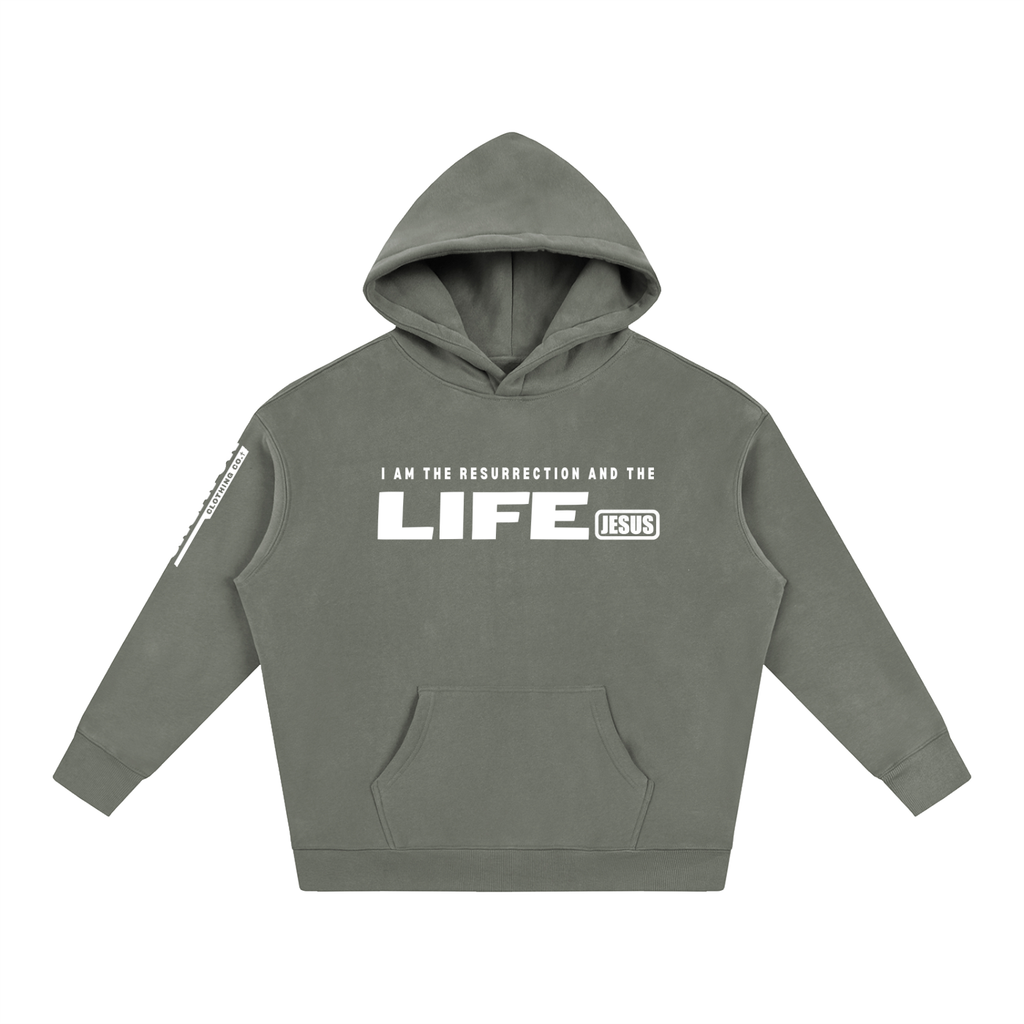 Resurrection and the LIFE - 350GSM Oversized Fleece Hoodie
