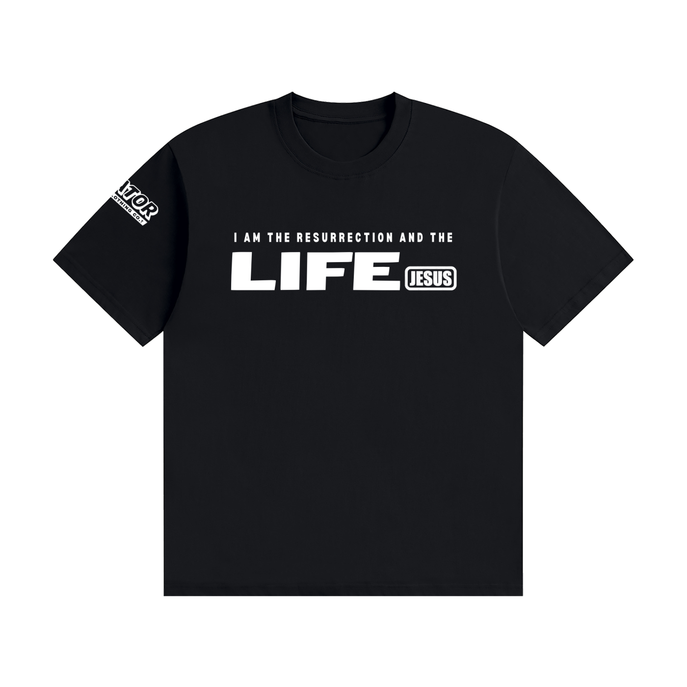 Jesus: Resurrection and the Life - Unisex Cotton T-Shirt