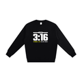 John 3:16: Eternal Life - 400GSM Pure Cotton Sweatshirt (Christian Faith Streetwear)