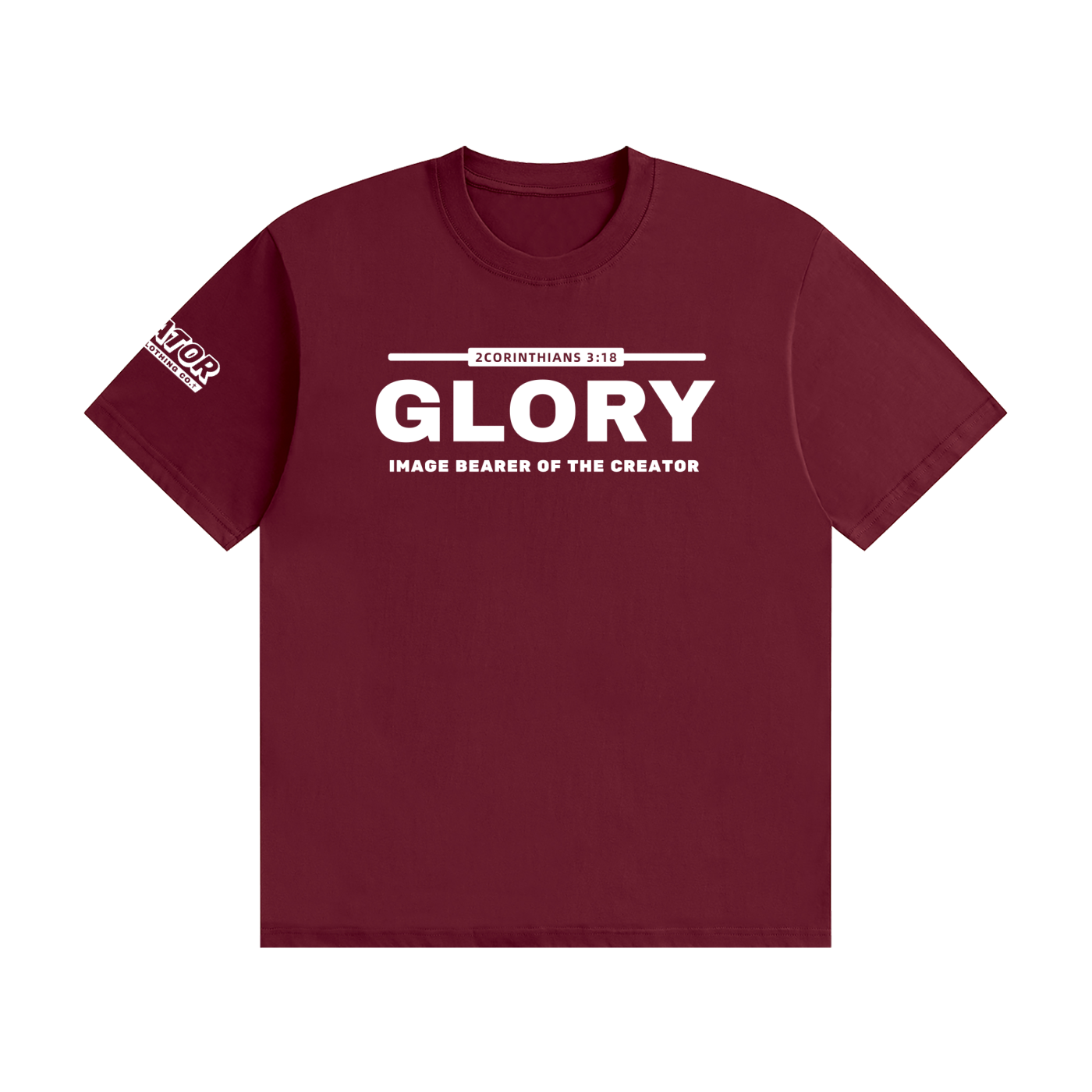 GLORY: Image Bearer of the Creator - 200gsm Unisex Cotton T-Shirt (Christian Faith Streetwear)