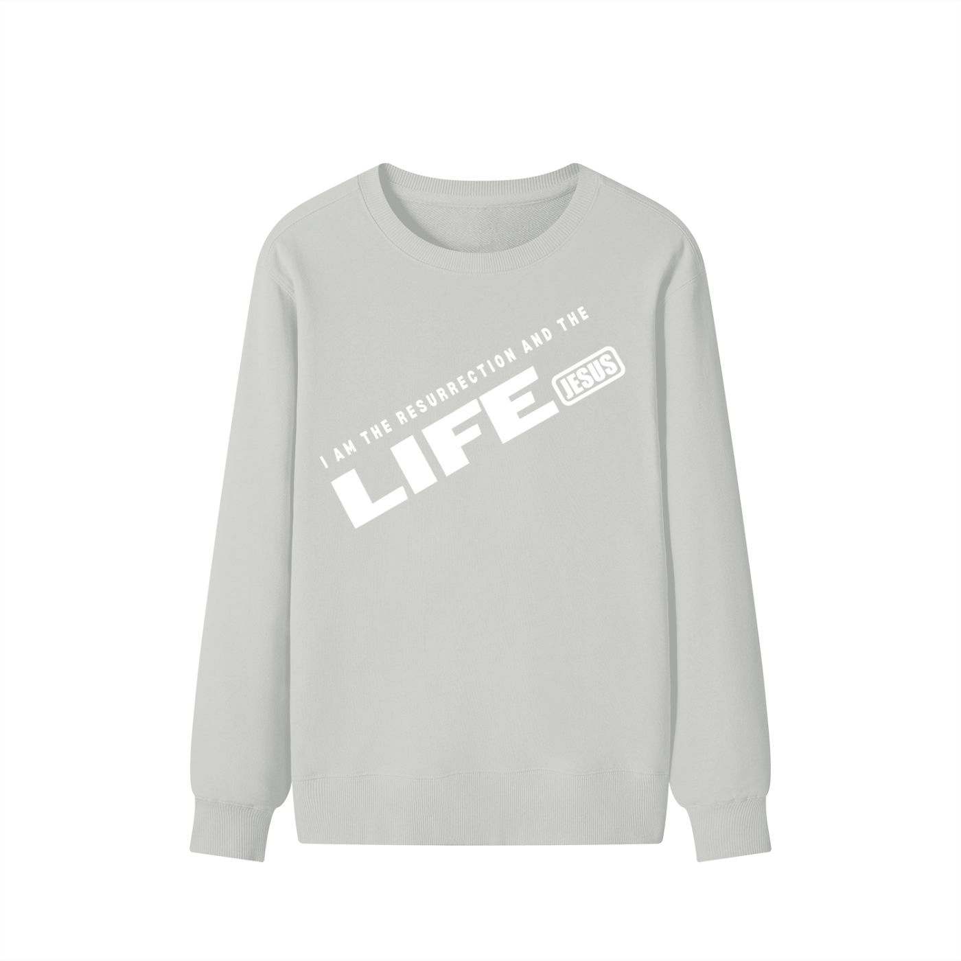 JESUS: Resurrection and the LIFE - 300GSM Unisex Cotton Sweatshirt