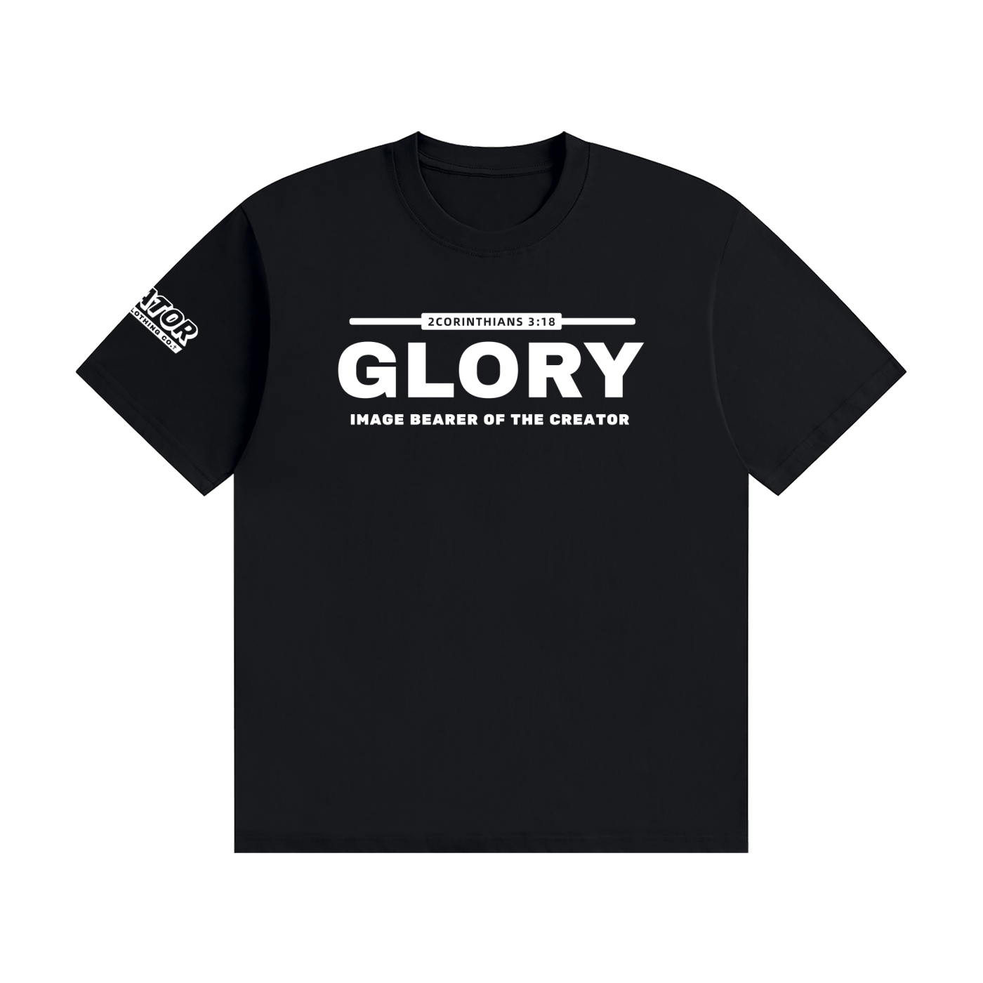 GLORY: Image Bearer of the Creator - 200gsm Unisex Cotton T-Shirt (Christian Faith Streetwear)