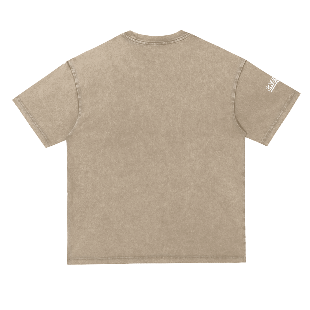 GLORY: Image Bearer of the Creator - 300gsm Snow-Washed Heavyweight Oversized T-Shirt (Christian Faith Streetwear)