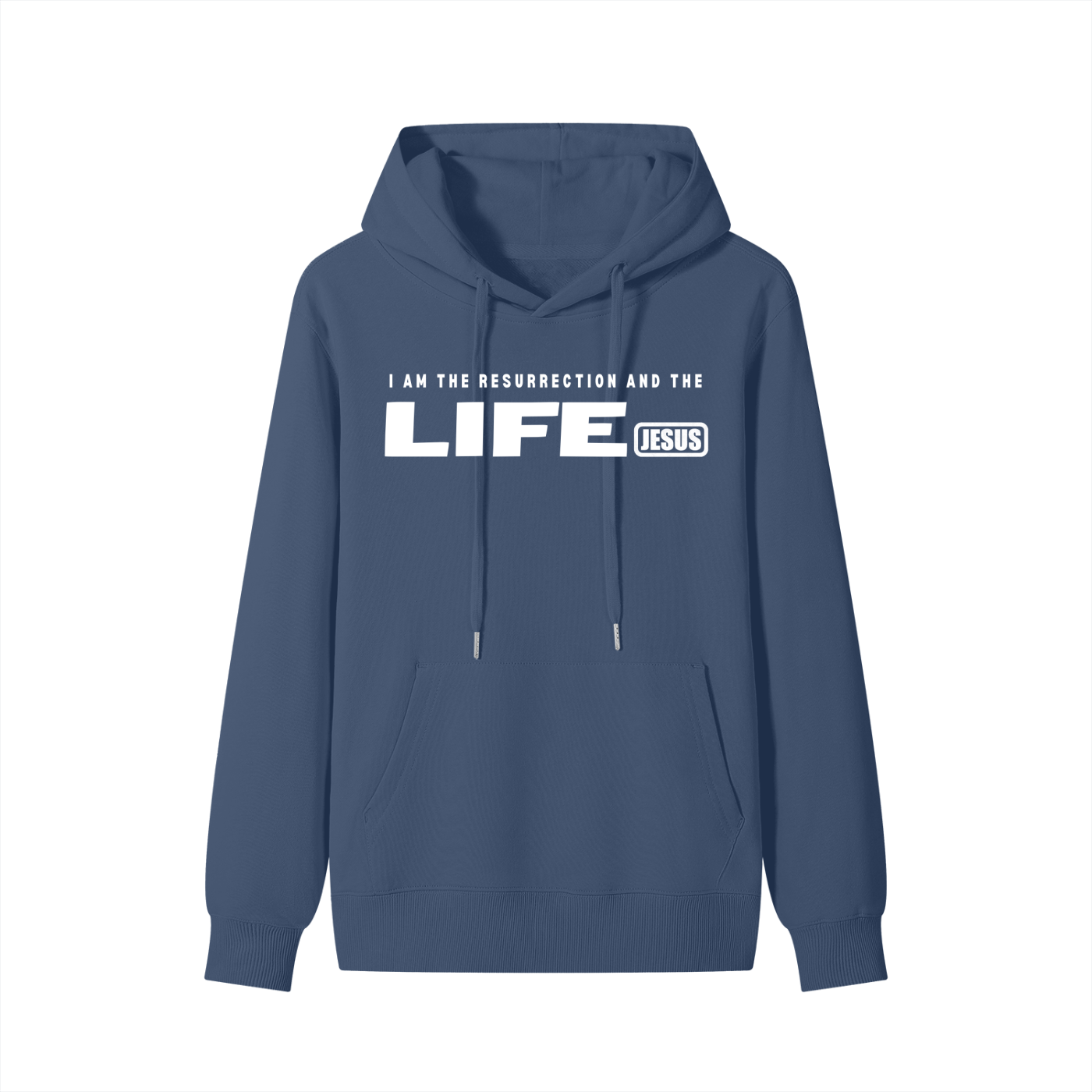 JESUS: Resurrection and the Life - 300GSM Pure Cotton Hoodie