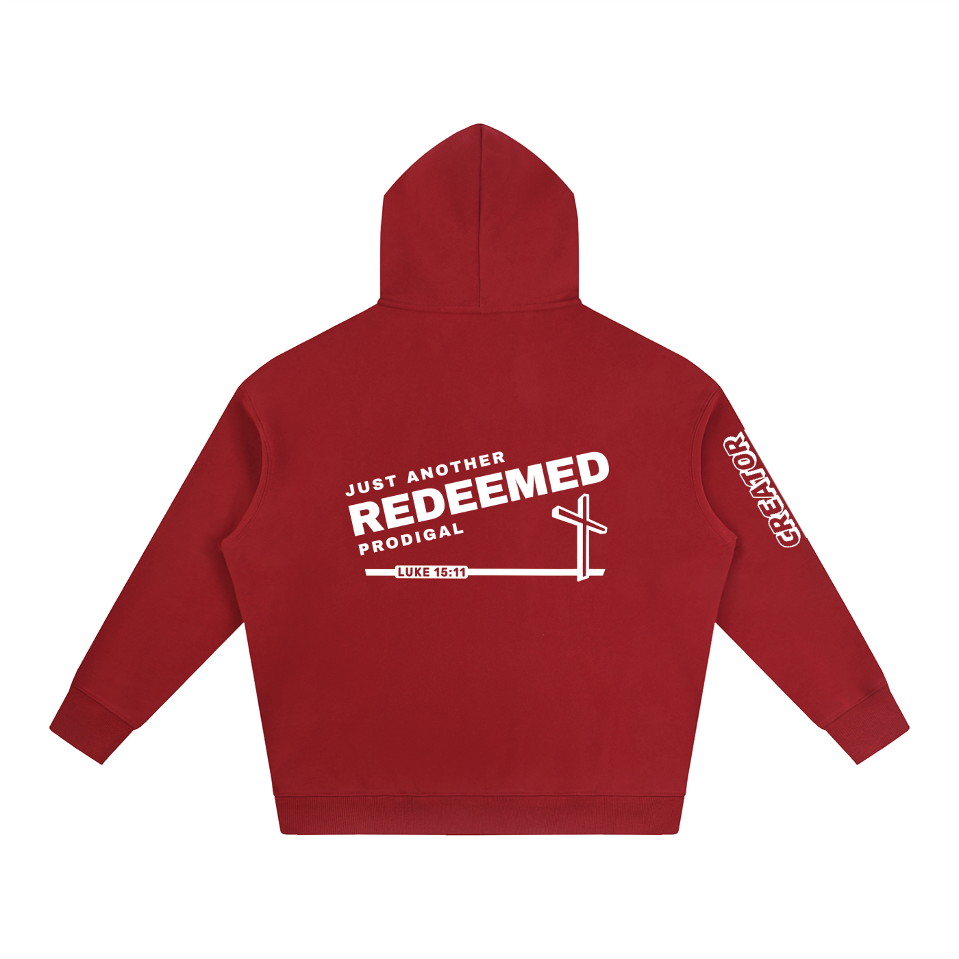 REDEEMED - 350GSM Oversized Fleece Hoodie