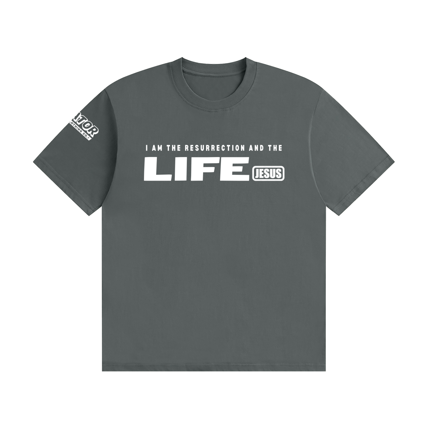 Jesus: Resurrection and the Life - Unisex Cotton T-Shirt