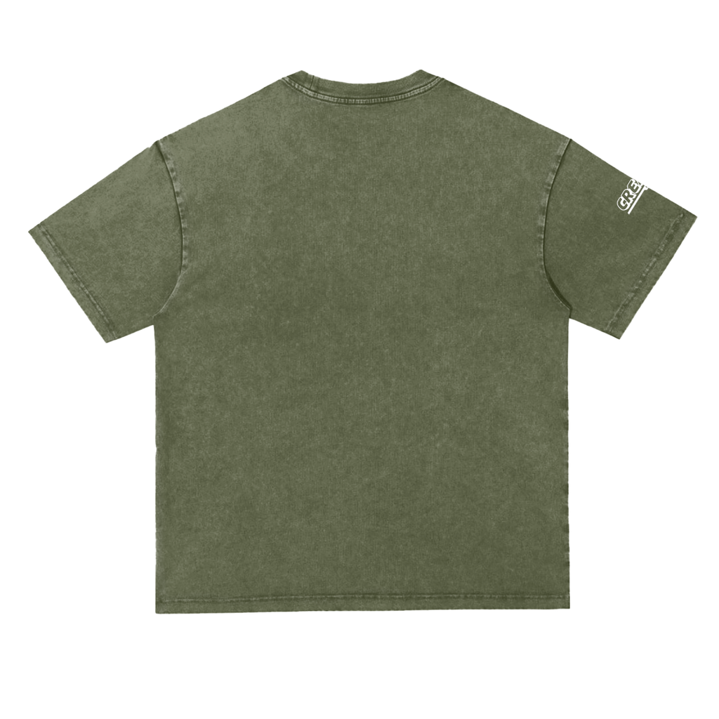 GLORY: Image Bearer of the Creator - 300gsm Snow-Washed Heavyweight Oversized T-Shirt (Christian Faith Streetwear)