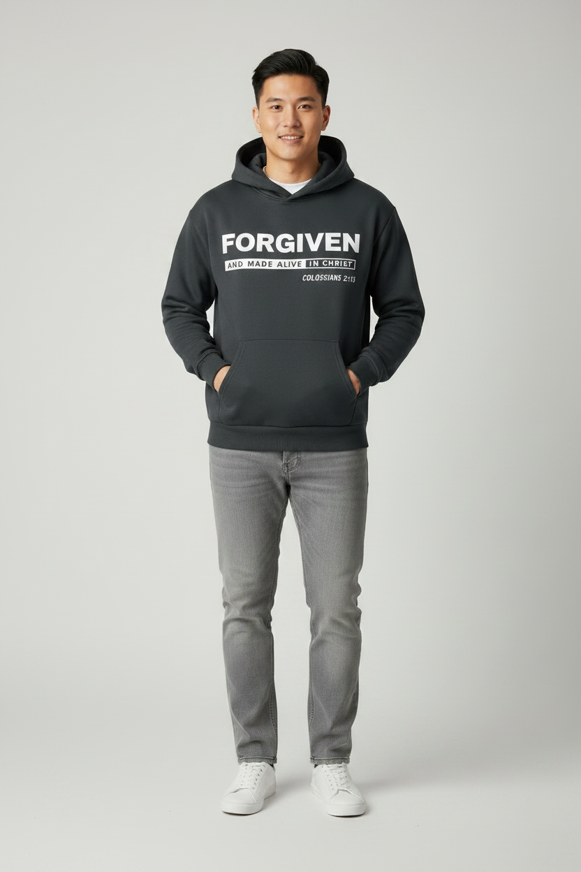 FORGIVEN - 500GSM  Super Heavyweight Boxy Fleece Hoodie