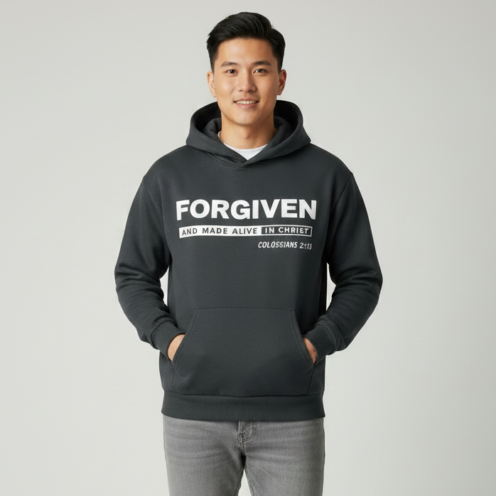 FORGIVEN - 500GSM  Super Heavyweight Boxy Fleece Hoodie