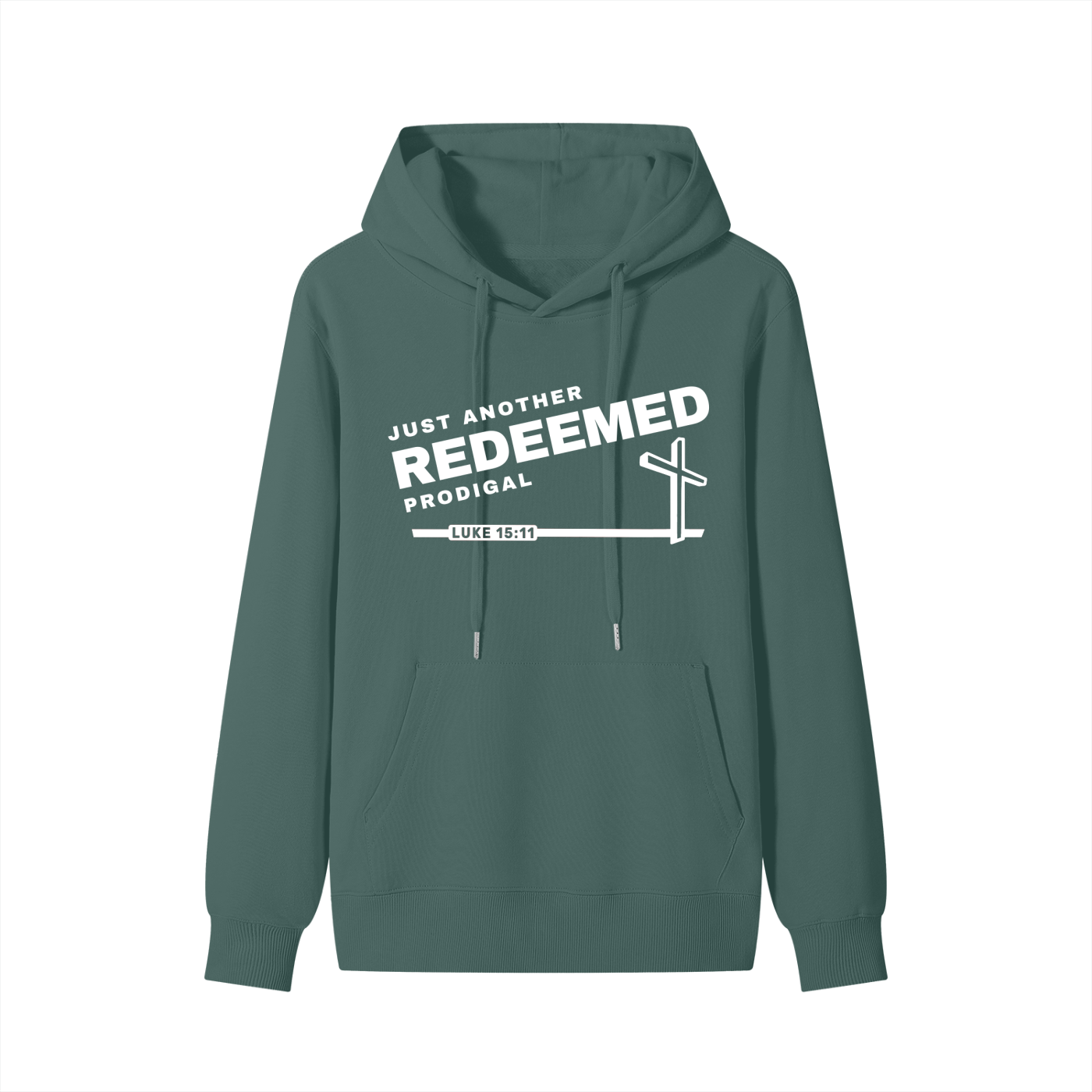 REDEEMED - 300GSM Unisex Cotton Drawstring Hoodie