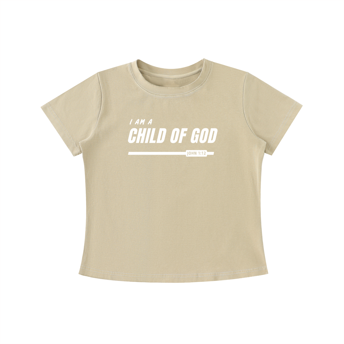 Child of God - 240GSM Women's Vintage Wash Slim Fit T-shirt