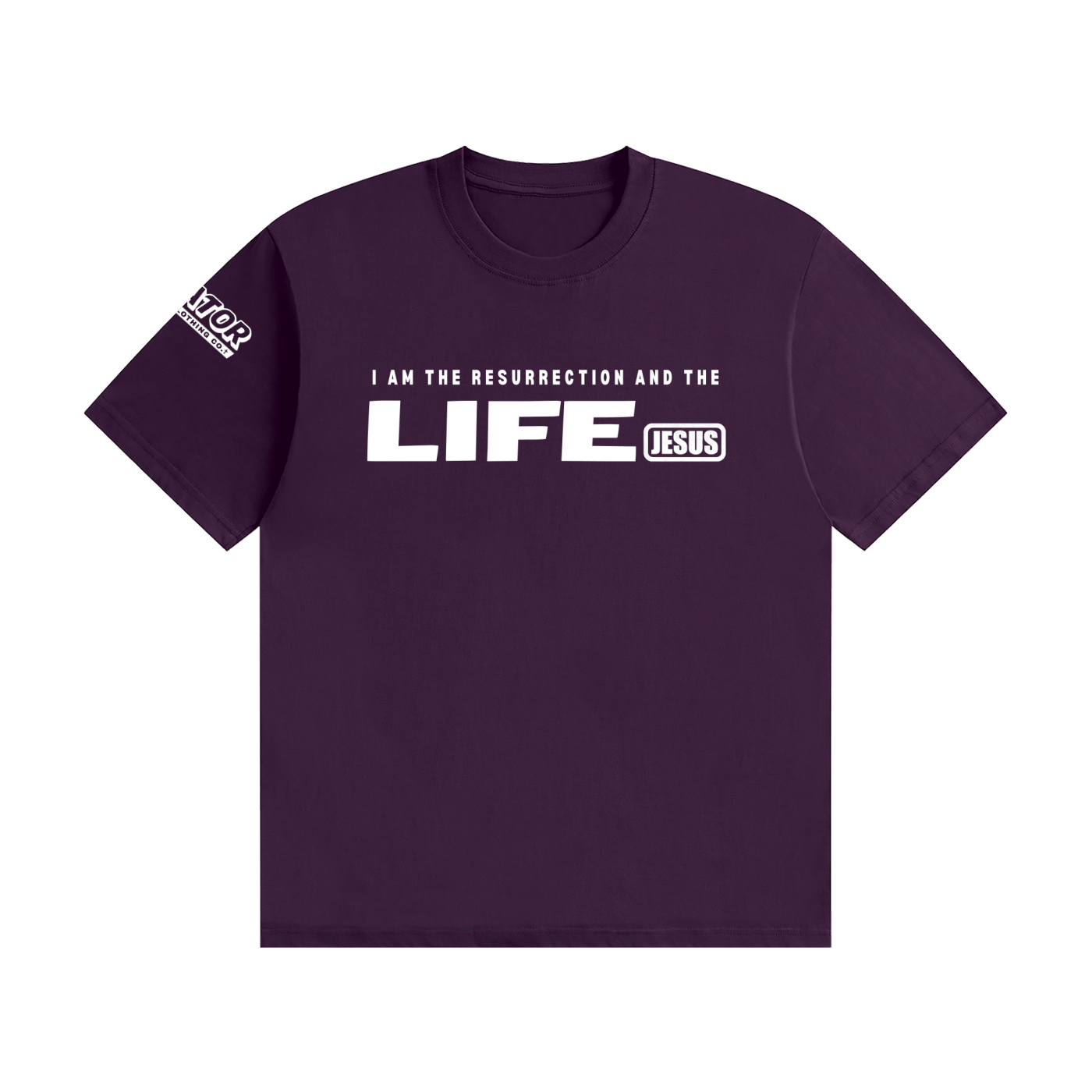 Jesus: Resurrection and the Life - Unisex Cotton T-Shirt