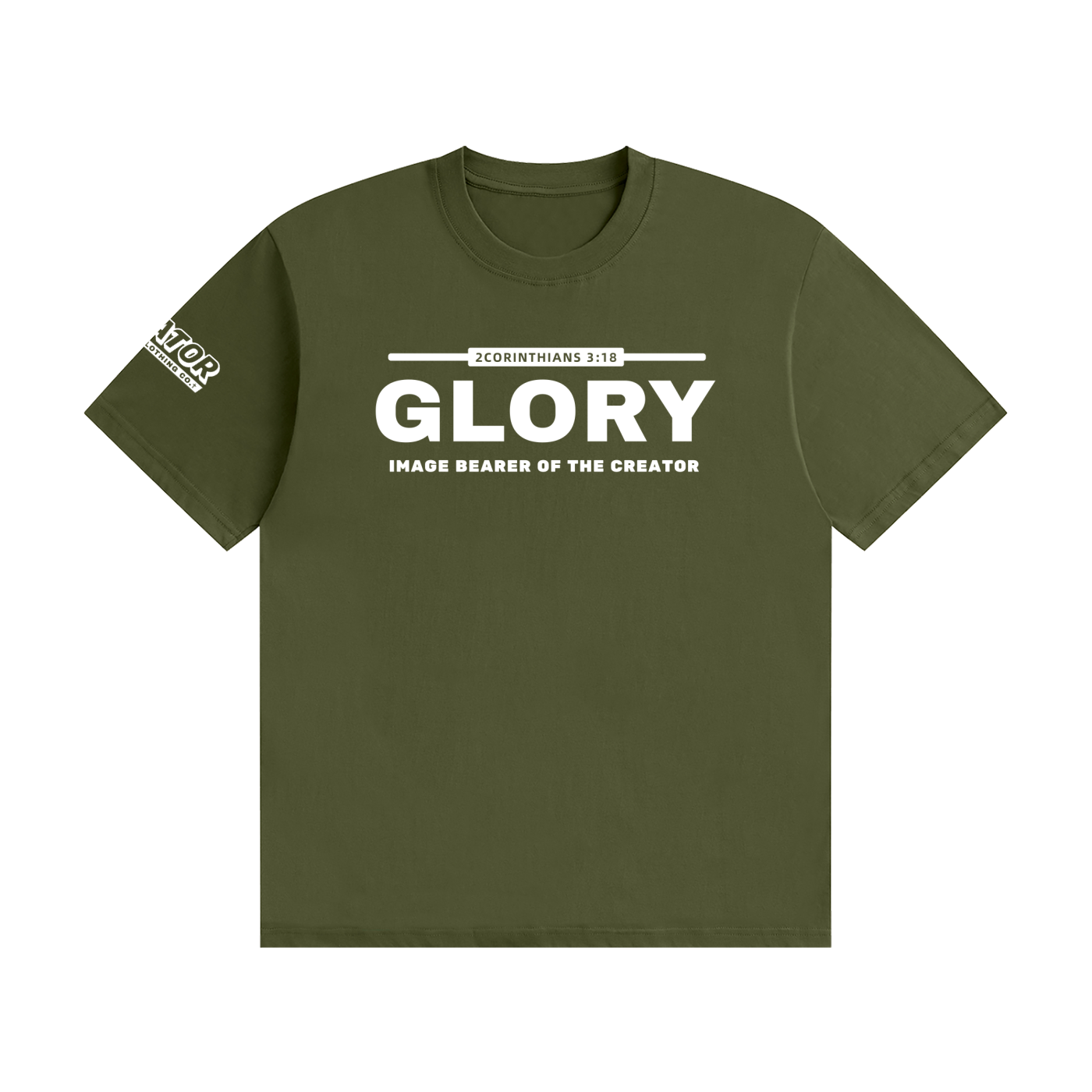 GLORY: Image Bearer of the Creator - 200gsm Unisex Cotton T-Shirt (Christian Faith Streetwear)