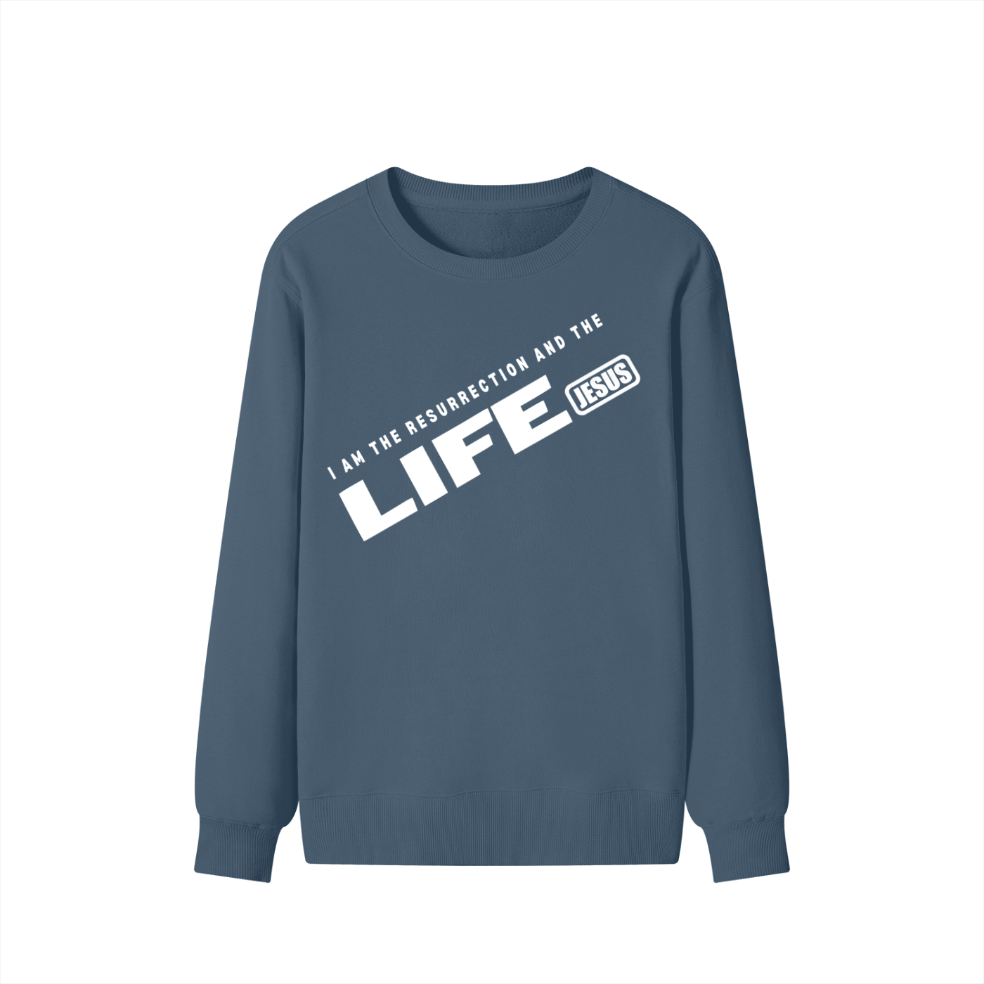 JESUS: Resurrection and the LIFE - 300GSM Unisex Cotton Sweatshirt