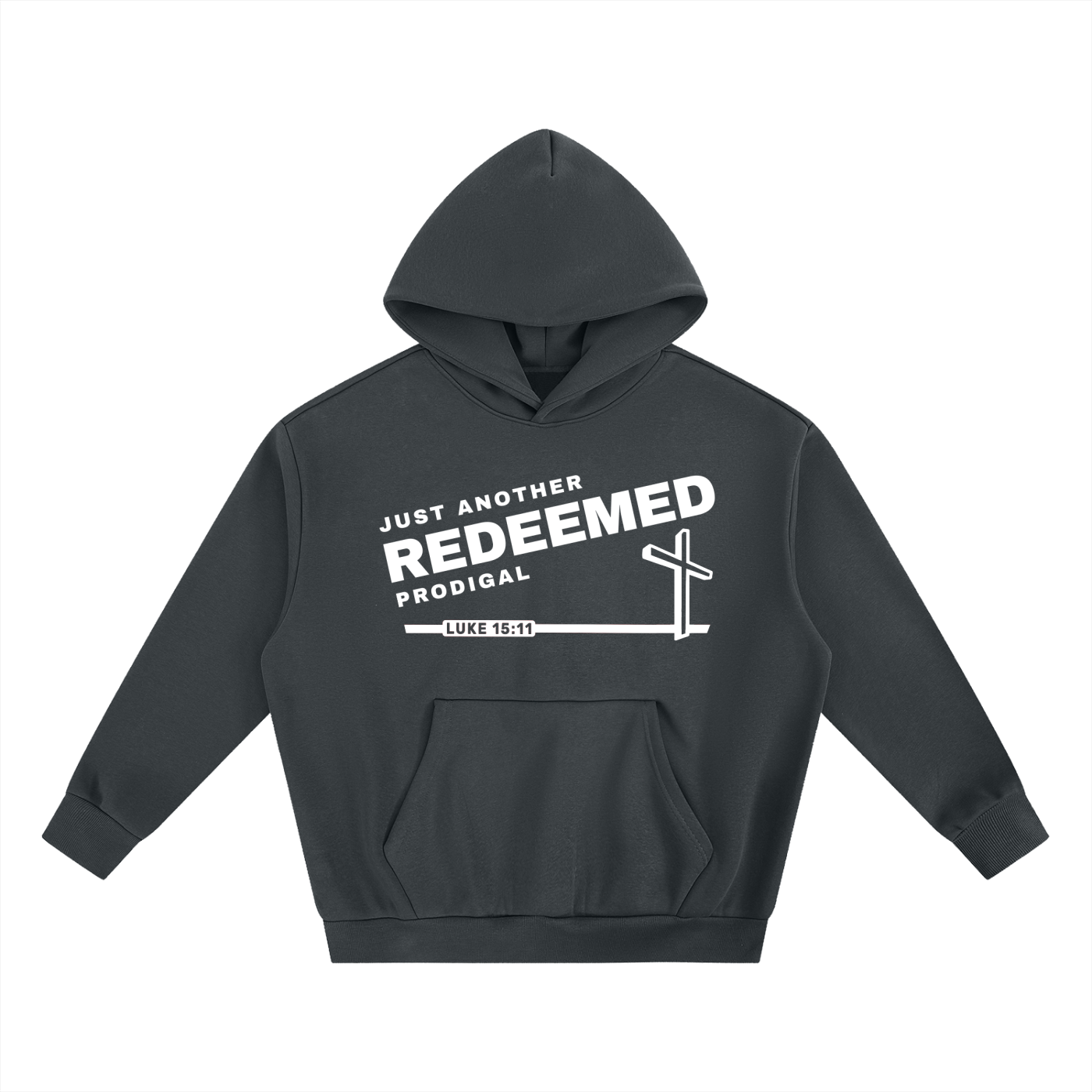 REDEEMED - 500GSM Super Heavyweight Boxy Fleece Hoodie