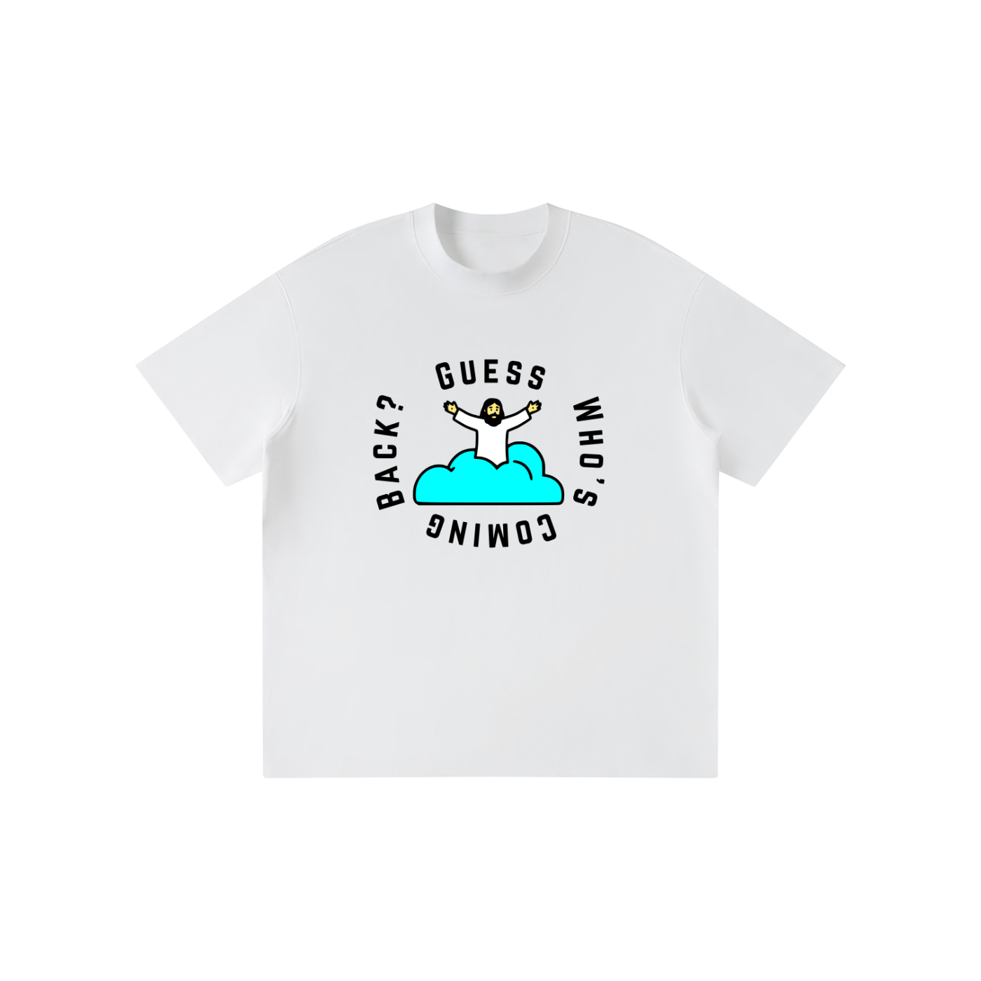 Guess Who's Coming Back - 220GSM Kids' Solid Crewneck T-Shirt