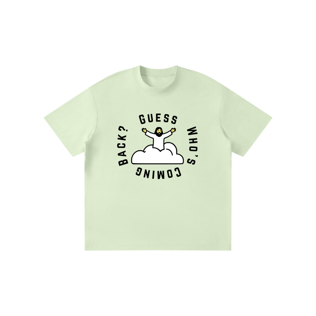 GUESS WHO - 220GSM Kids' Solid Crewneck T-Shirt