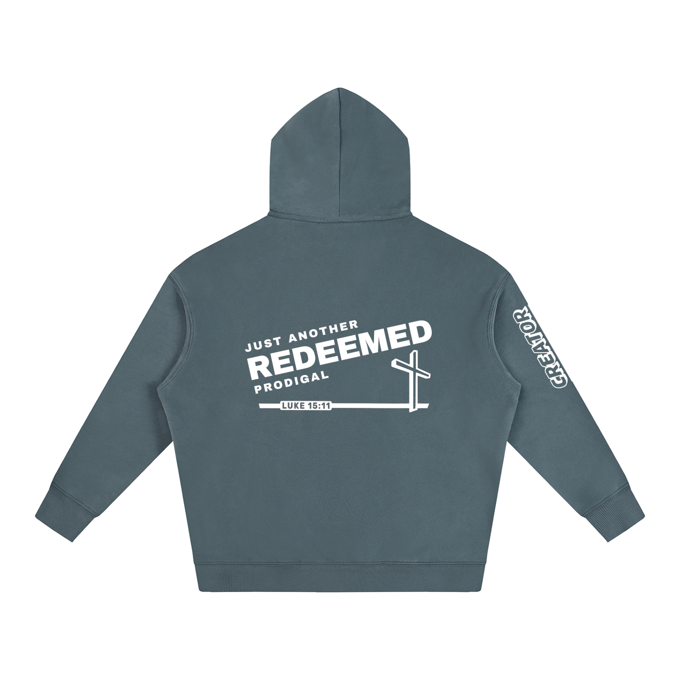 REDEEMED - 350GSM Oversized Fleece Hoodie