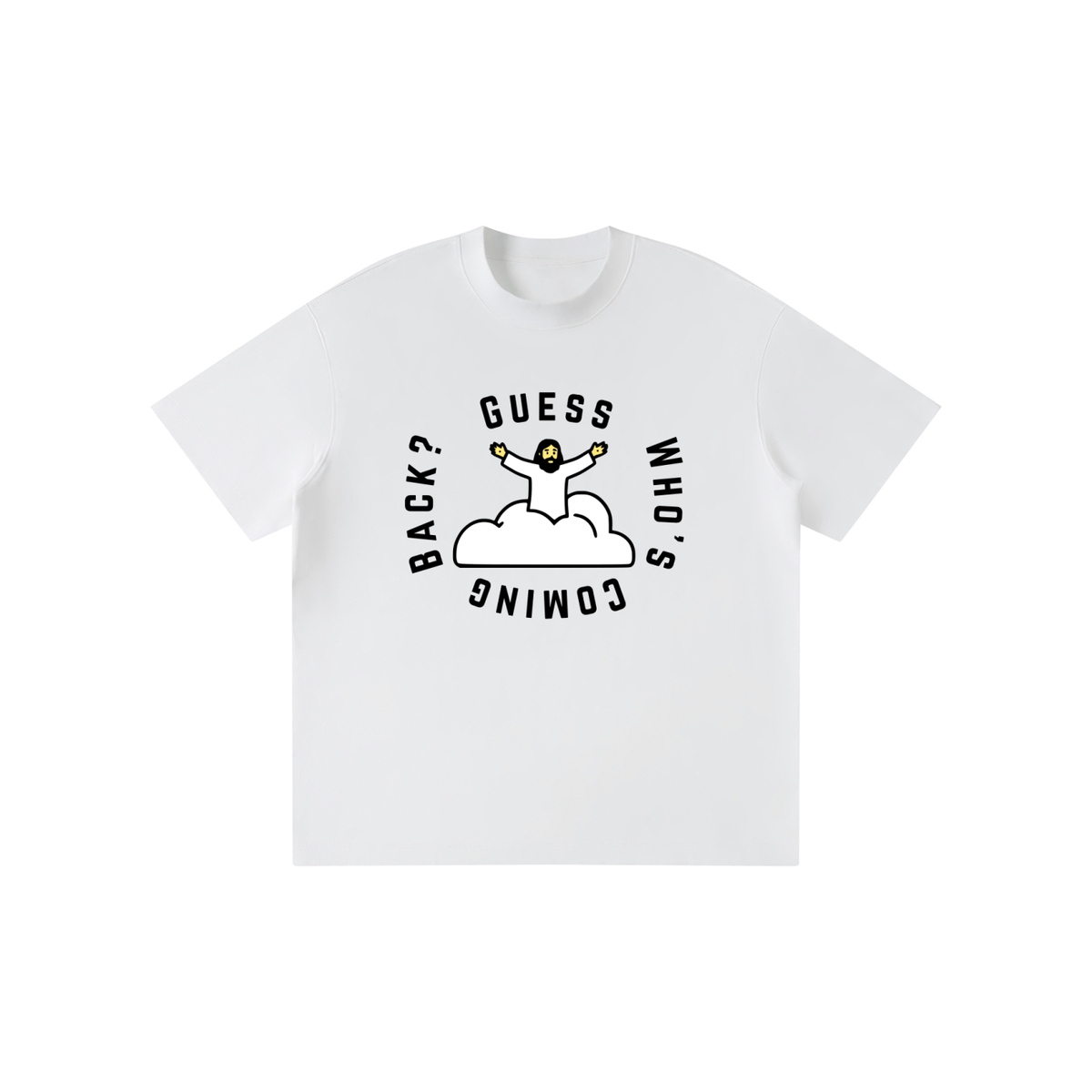 GUESS WHO - 220GSM Kids' Solid Crewneck T-Shirt