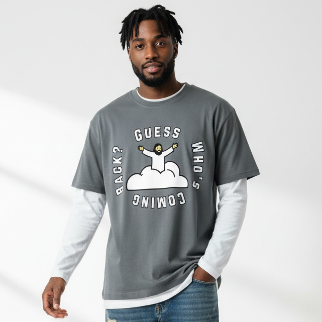 GUESS WHO - 200GSM Unisex Cotton T-Shirt