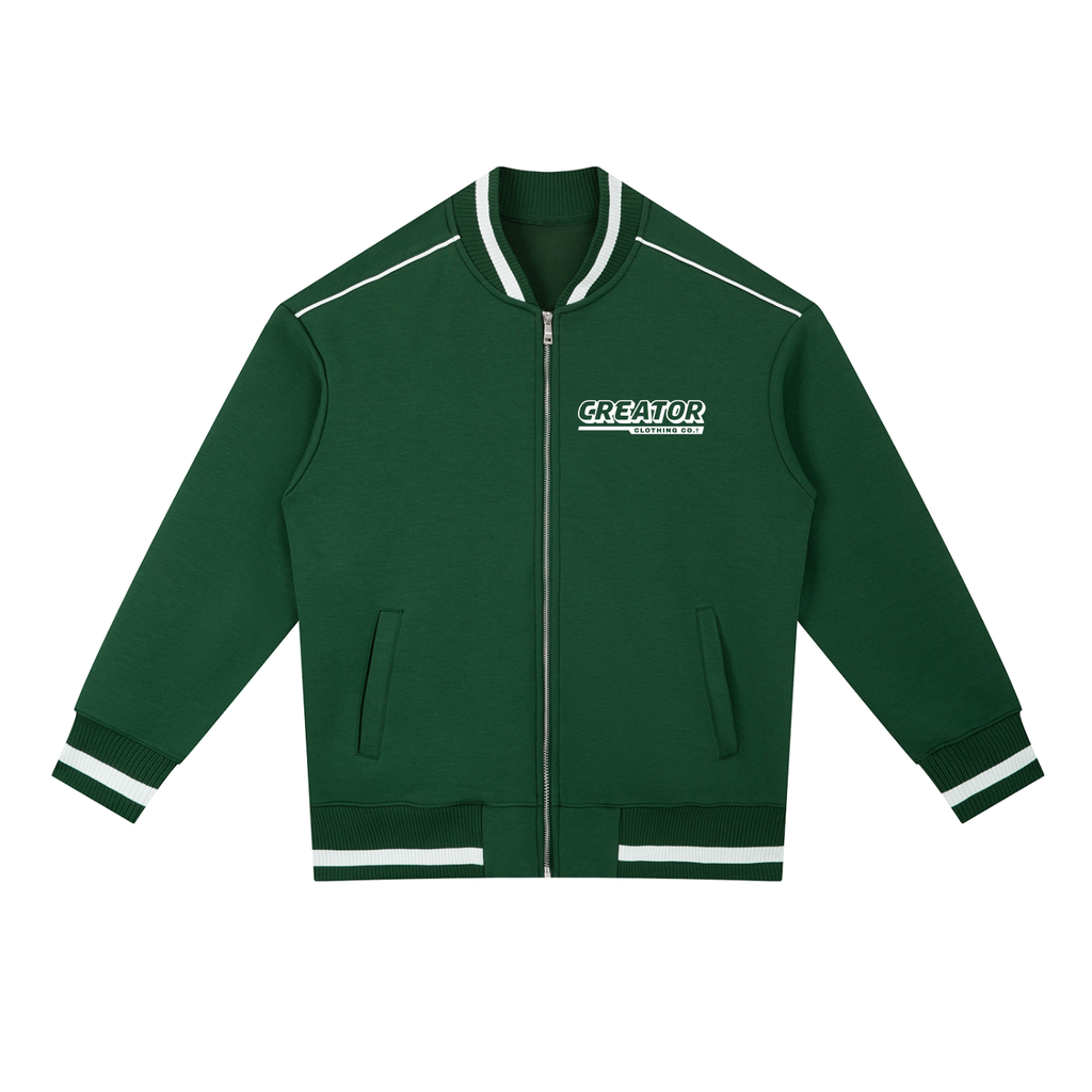 GLORY: Image Bearer of the Creator - 400gsm Zip Bomber Jacket (Christian Faith Streetwear)