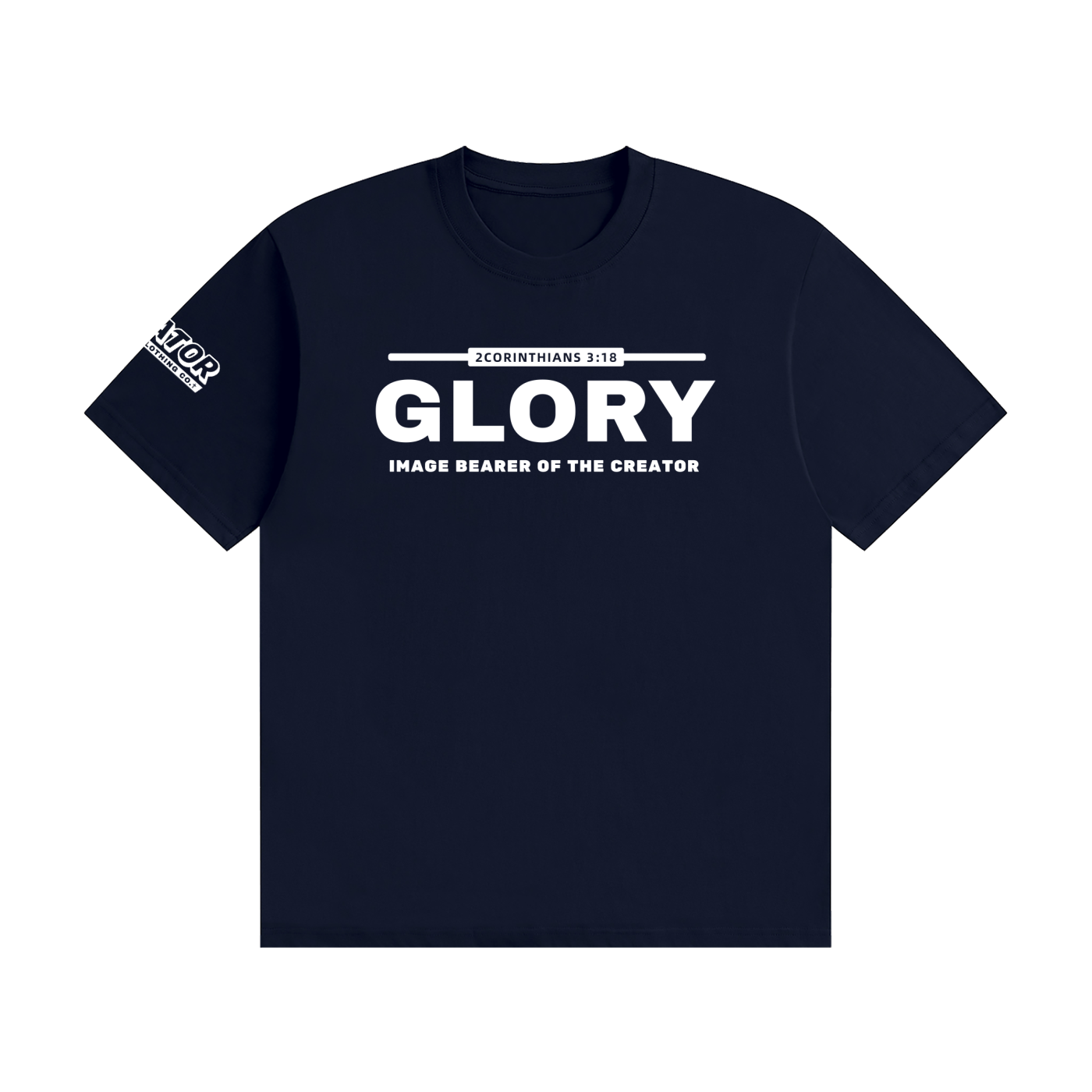 GLORY: Image Bearer of the Creator - 200gsm Unisex Cotton T-Shirt (Christian Faith Streetwear)