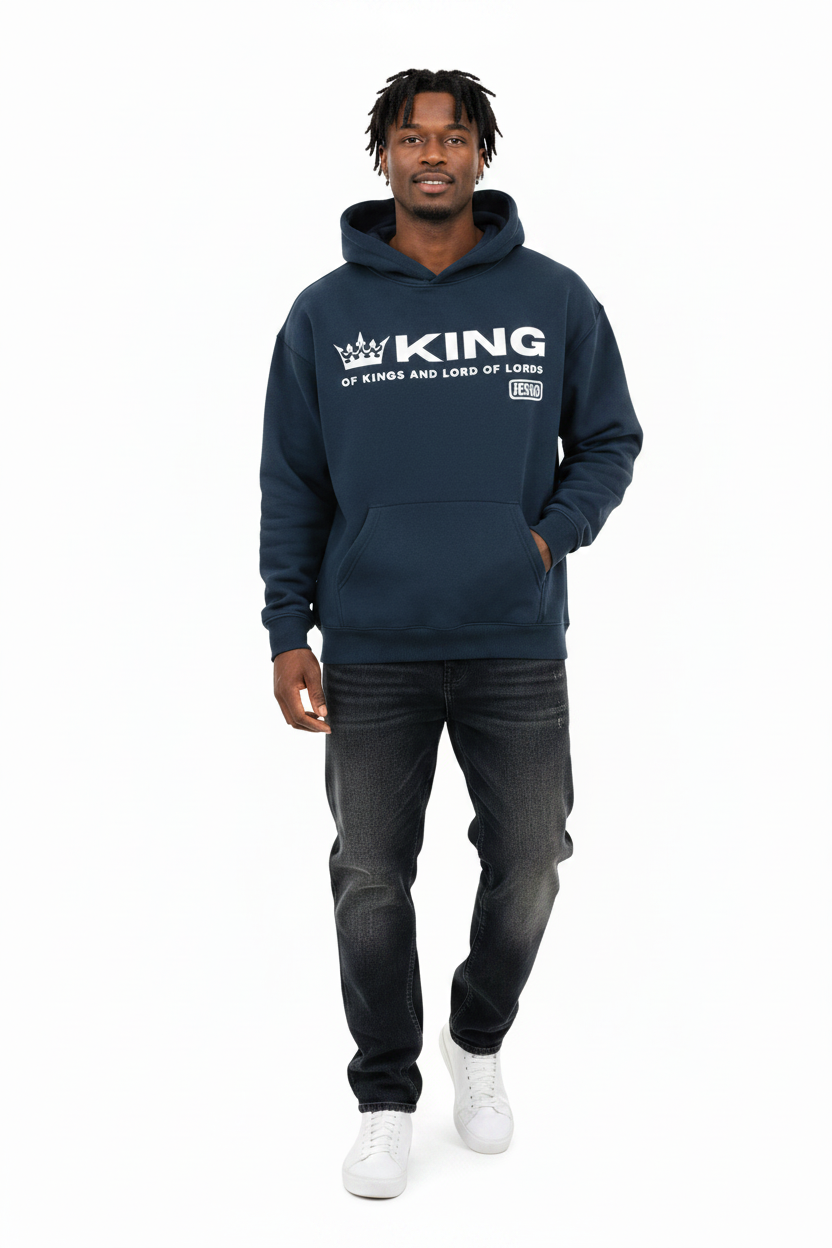 King of Kings - 350GSM Oversized Fleece Hoodie