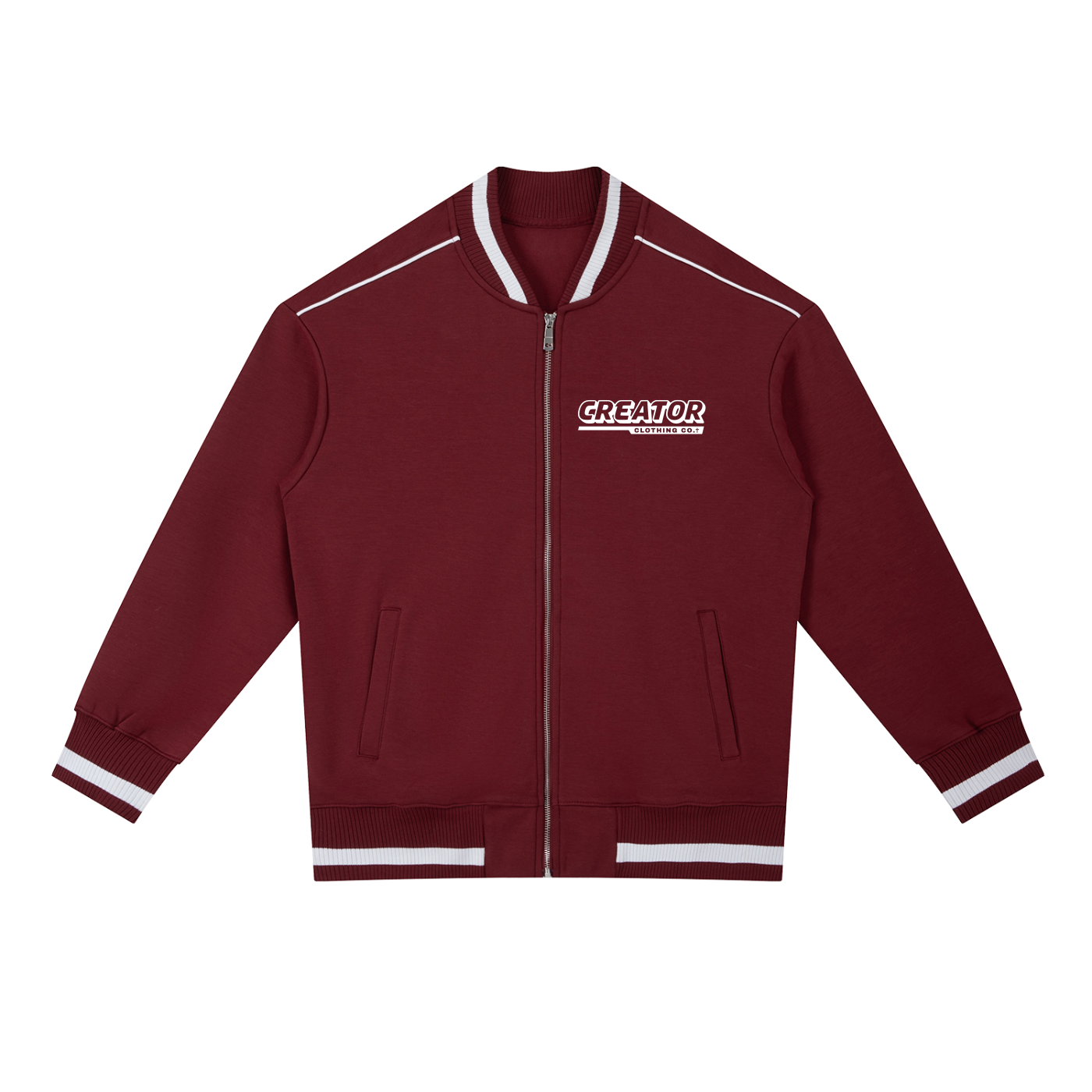 GLORY: Image Bearer of the Creator - 400gsm Zip Bomber Jacket (Christian Faith Streetwear)