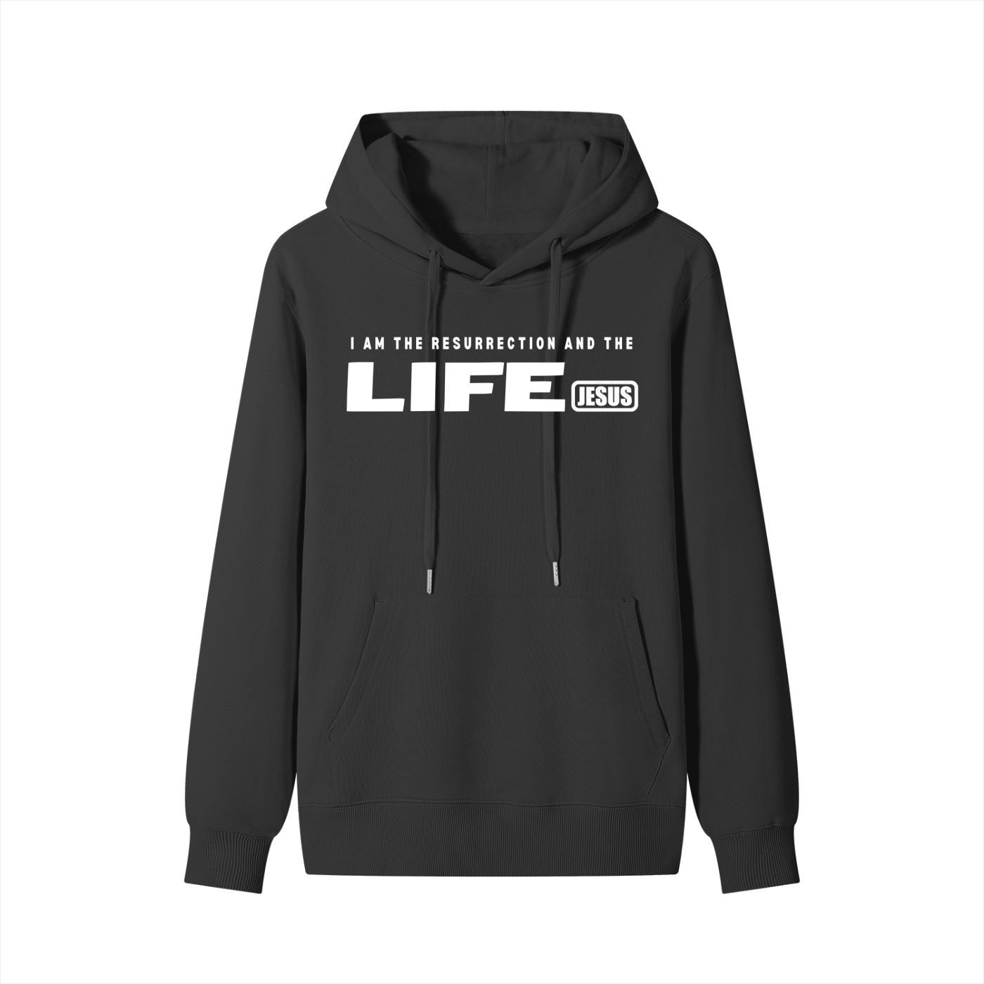 JESUS: Resurrection and the Life - 300GSM Pure Cotton Hoodie