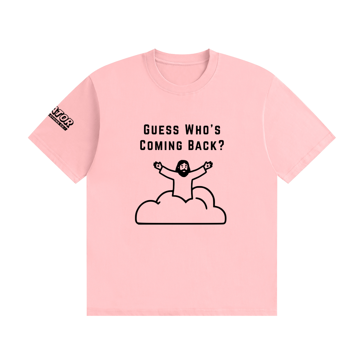 Guess Who's Coming Back - 200gsm Unisex Cotton T-Shirt (Christian Faith Streetwear)